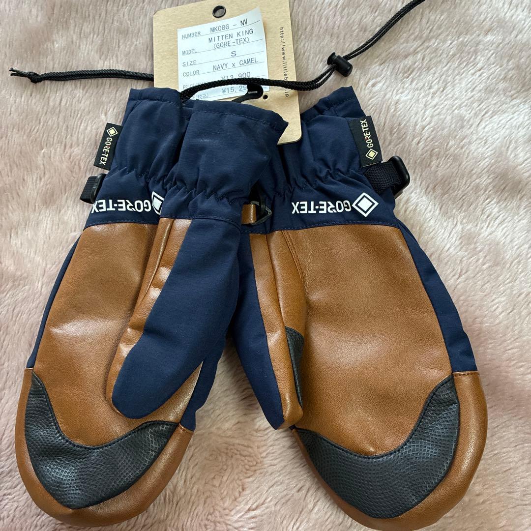 MITTEN KING GORE-TEXミトングローブSサイズネイビー×キャメル - メルカリ