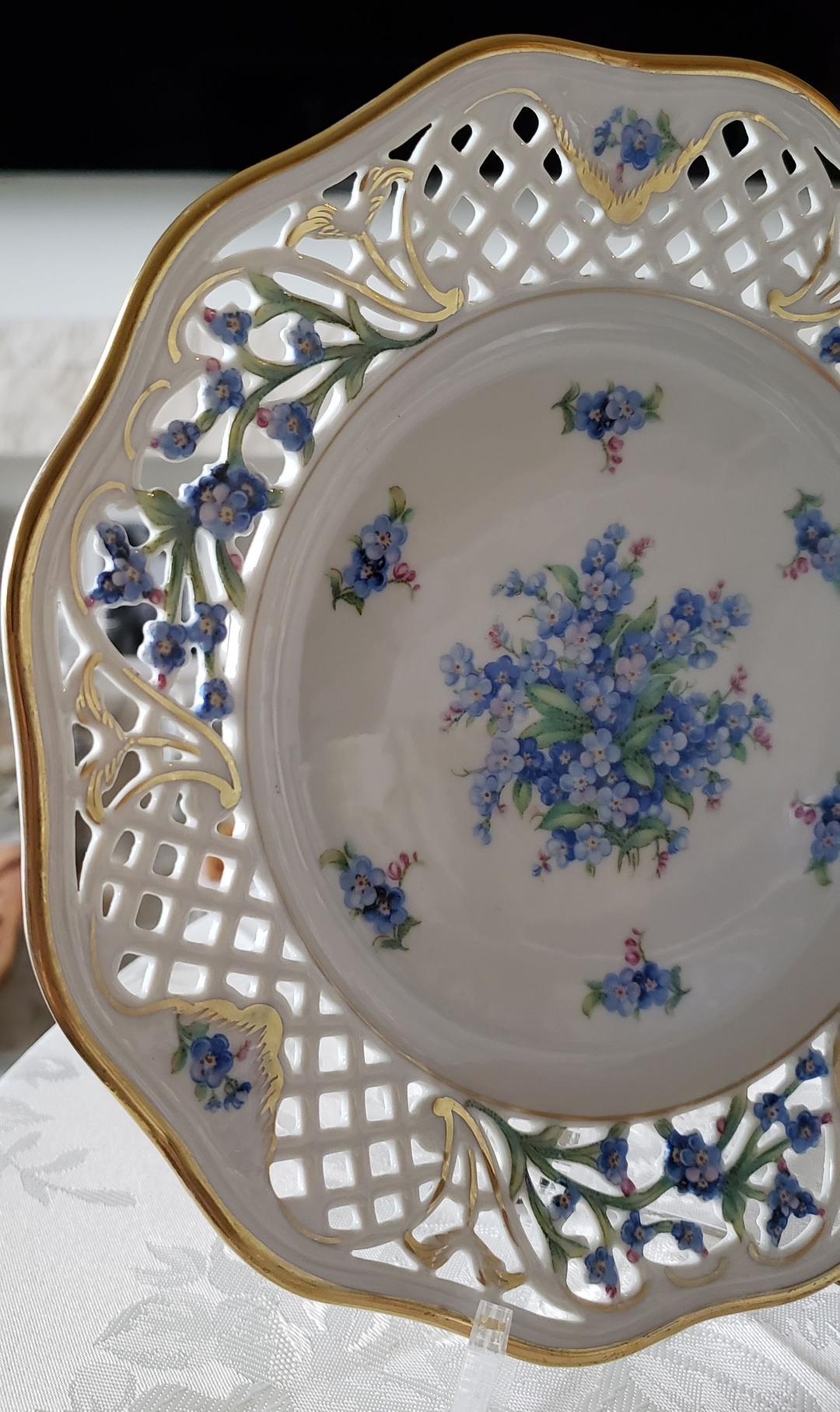 シューマン ⑱ ババリア 勿忘草 ピアス プレート 21.5cm