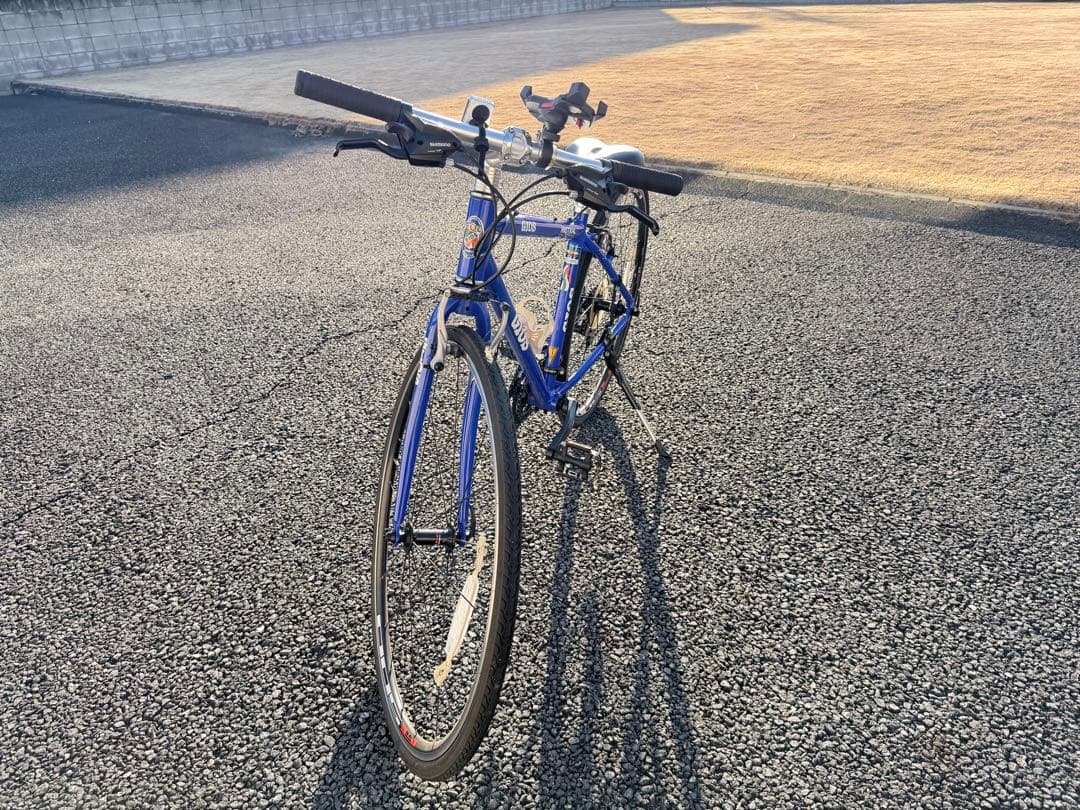 PSA103連番 のぶピョン様専用 青いクロスバイク アルミフレーム 26
