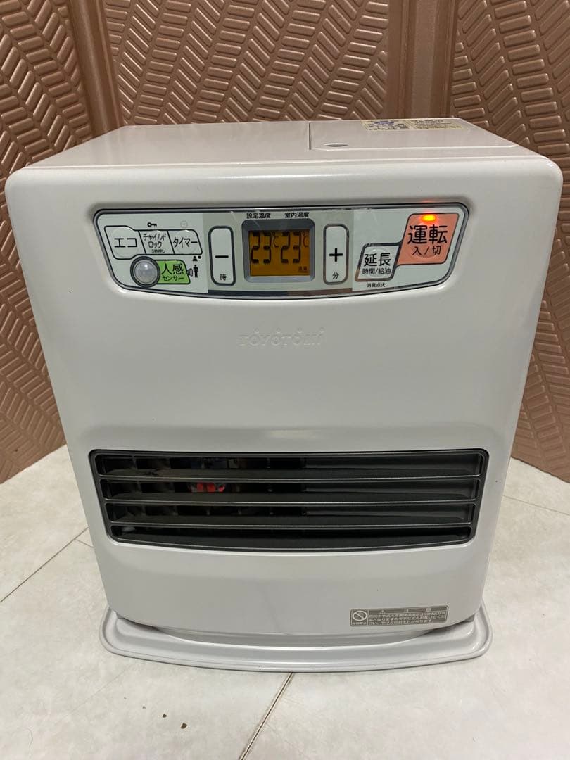 LC-S33G(W） 人感センサー機能付き石油ファンヒーター 2016年製 楽天市場】トヨトミ 石油ファンヒーター 人感センサー搭載 LC-S33G-W