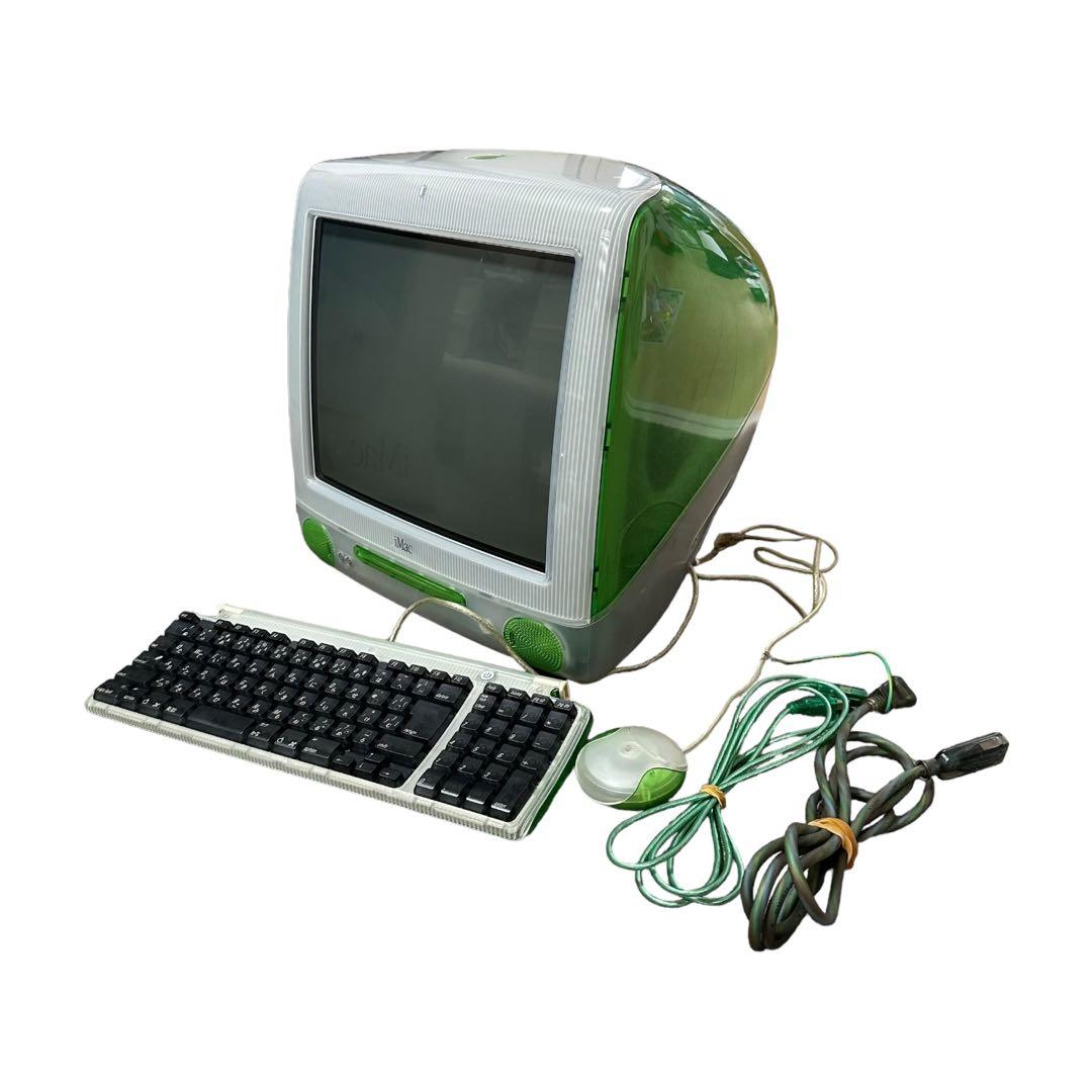 imac 初期 スケルトングリーン デスクトップ PC アイ マック
