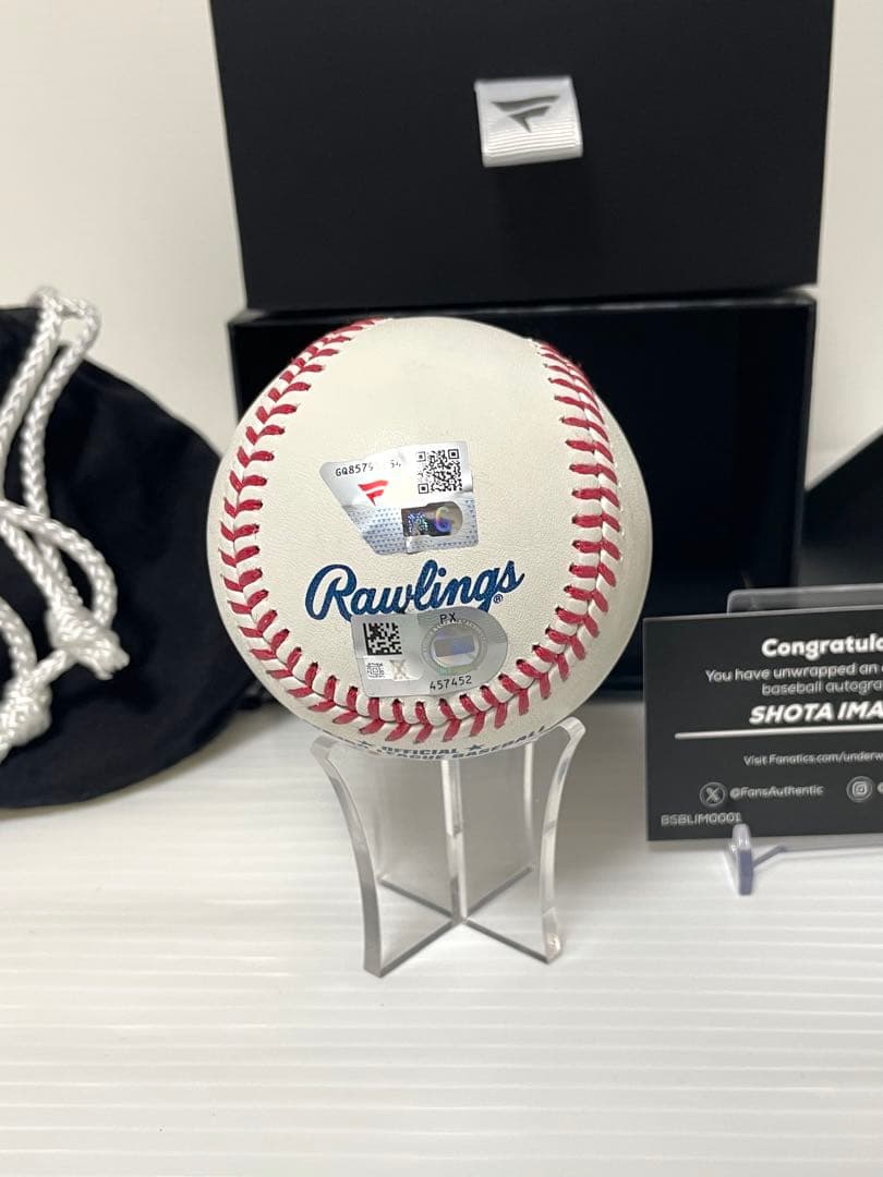 安く 買うスポーツ - 今永昇太 直筆サインボール Fanatics & MLB 公式