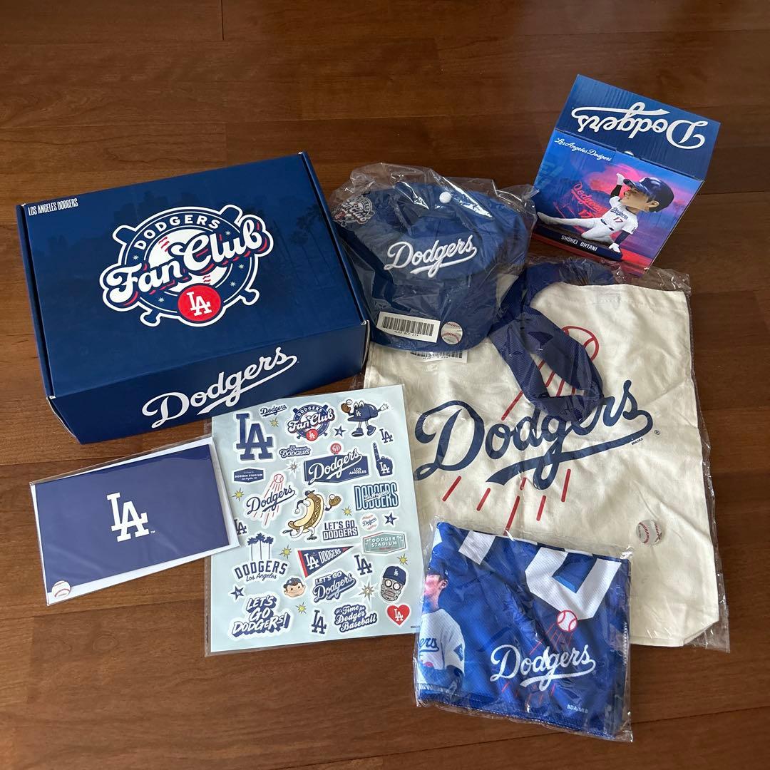 ドジャースファンクラブ入会特典限定BOX全6点セット ボブルヘッド含