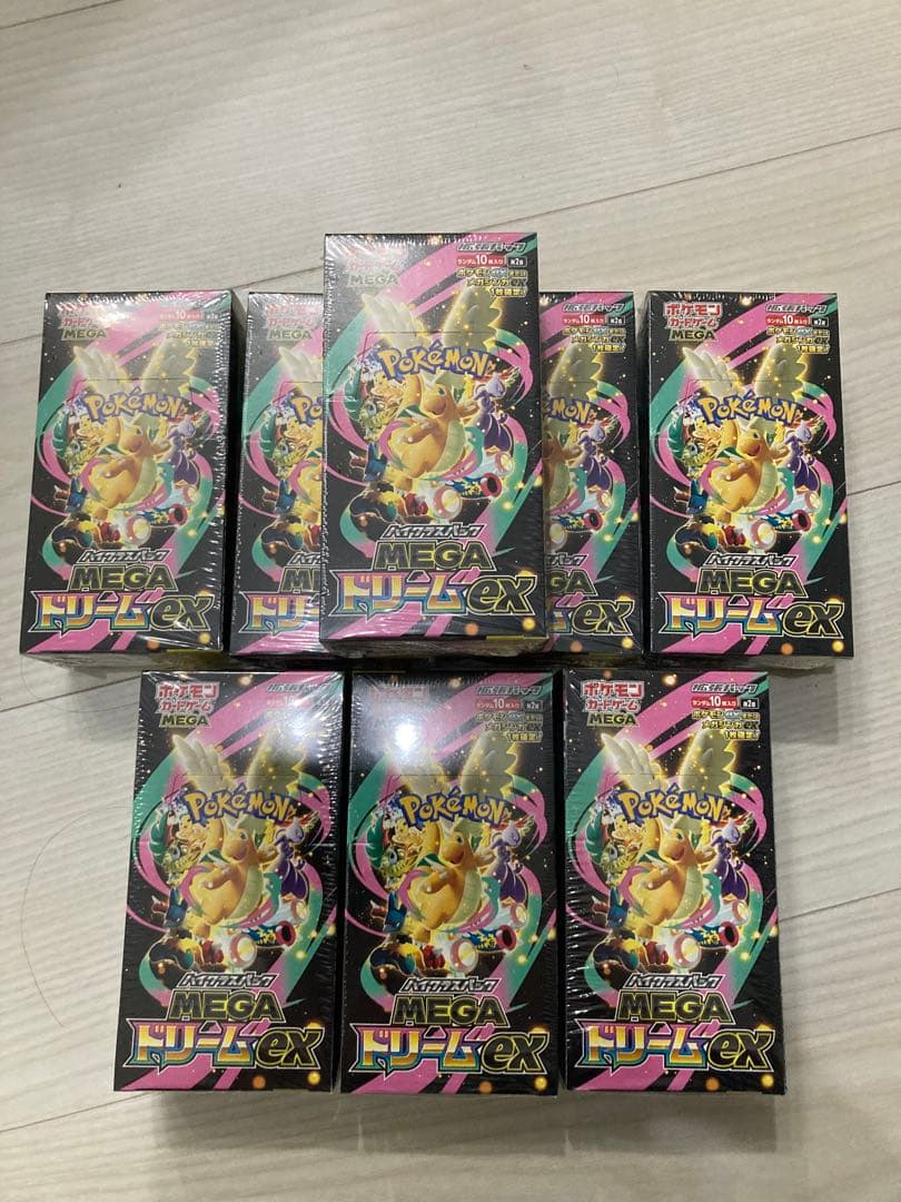 ポケモンカードゲーム メガドリームex 8BOX シュリンク付き ポケモンカードゲーム ハイクラスパック メガドリームex MEGA BOX