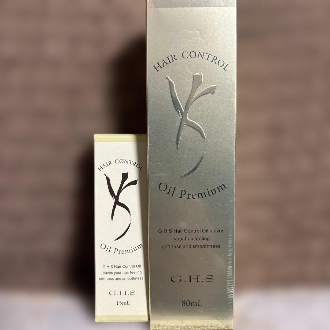 G.H.S. ヘアコントロールオイルプレミアム 80mL + 15ml - メルカリ