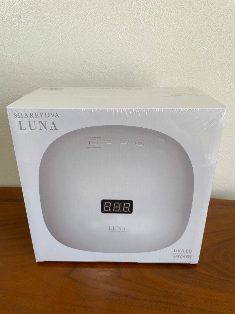 ジェルネイル 硬化用ライト SHAREYDVA シャレドワ UＶライト LUNA 楽天市場】SHAREYDVA シャレドワ LED-UVライト LUNA(ルナ) 48W ロー