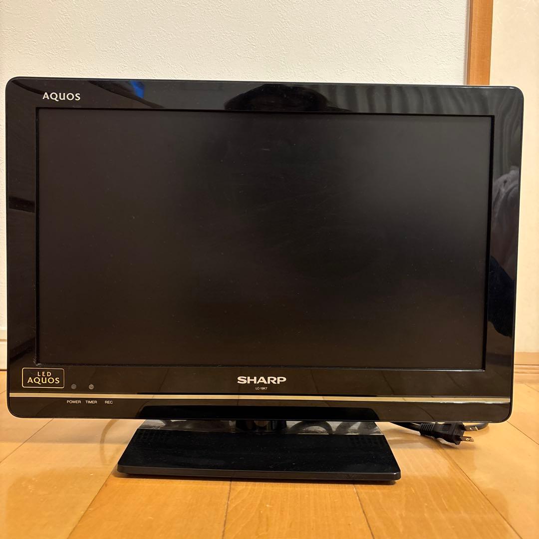お値下げしました】SHARP LC-19K7 19インチ液晶テレビ - メルカリ