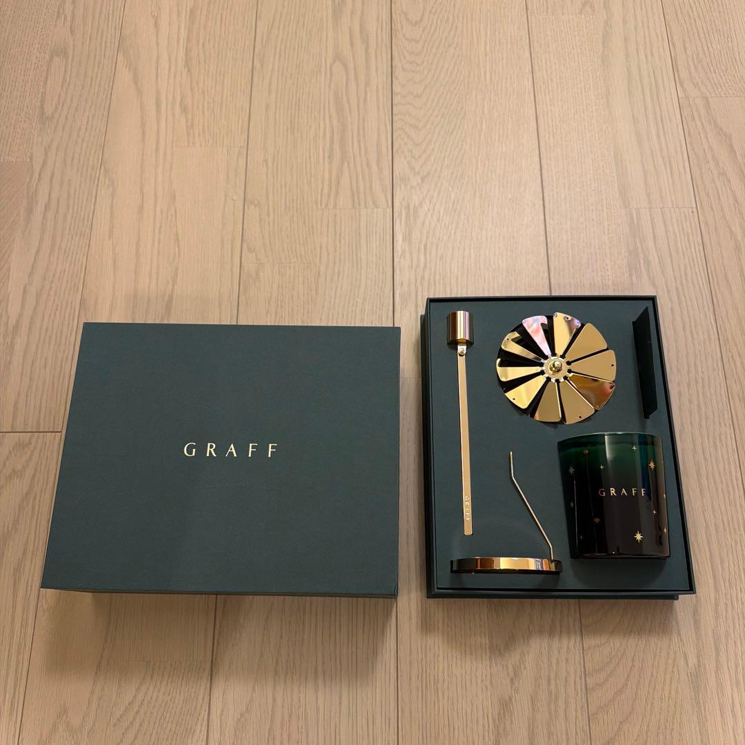 GRAFF アロマキャンドルセット 220g 2025 クリスマスギフト - メルカリ