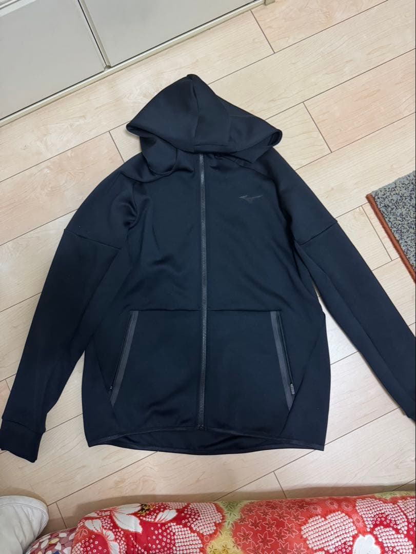 MIZUNOブラックセットアップ2点XL MIZUNO（ミズノ） スウェット 上下 メンズ セットアップ ブランド