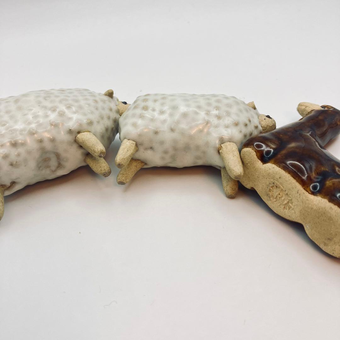 今井律湖 動物オブジェ人形セット 益子焼 IDEE リサラーソン - メルカリ