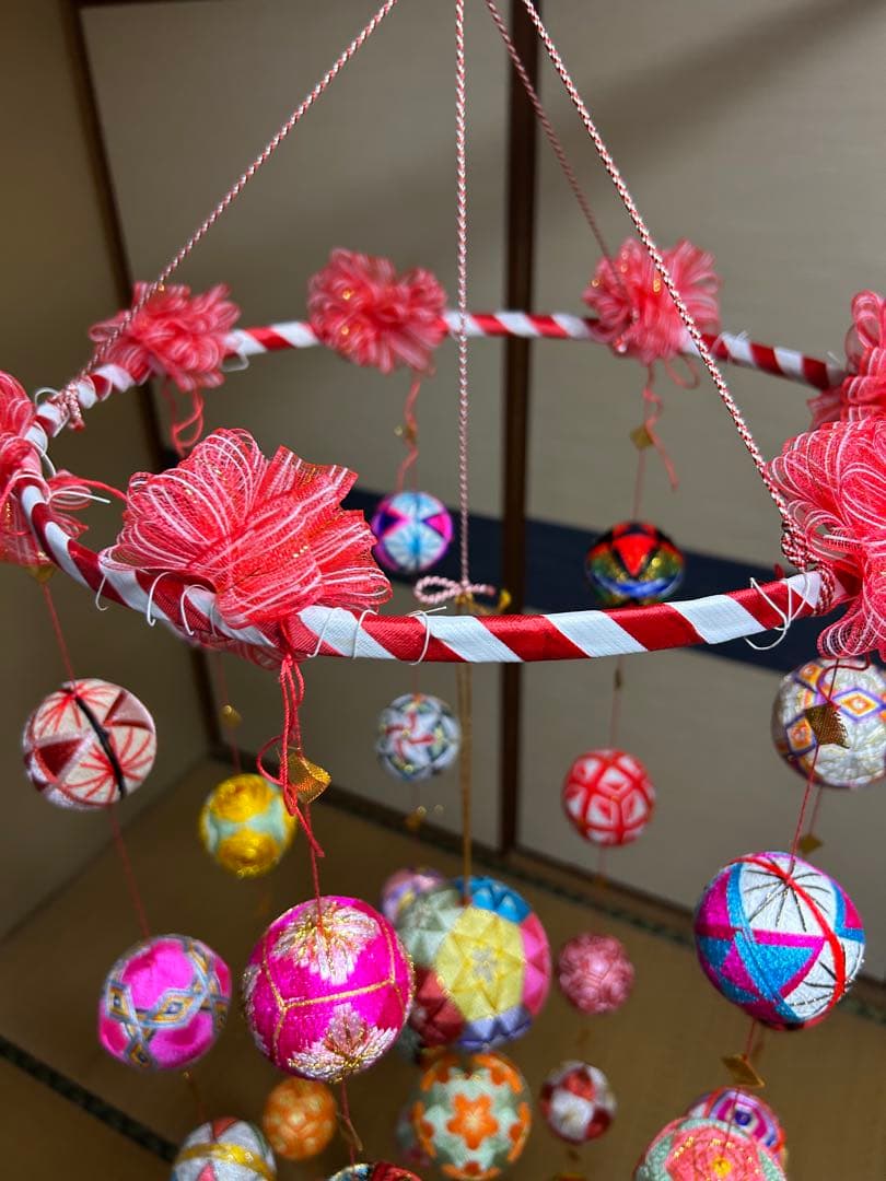 柳川まり】特大160cm 柳川さげもん 吊るし雛 吊るし飾り 縁起物 一点