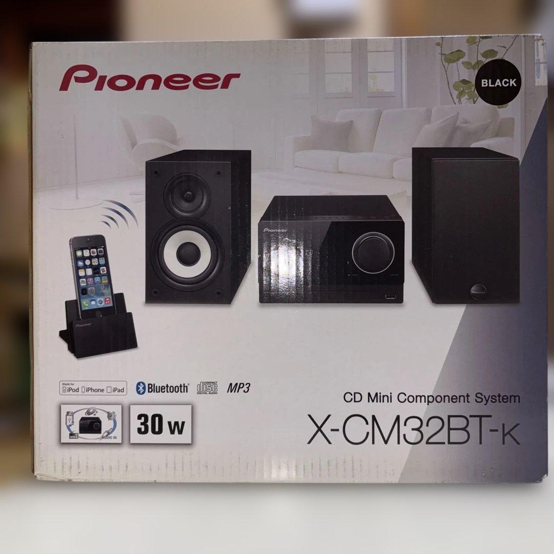 Pioneer X-CM32BT-K CDミニコンポーネントシステム　ブラック Amazon.co.jp: パイオニア CDミニコンポーネントシステム iPod/iPhone