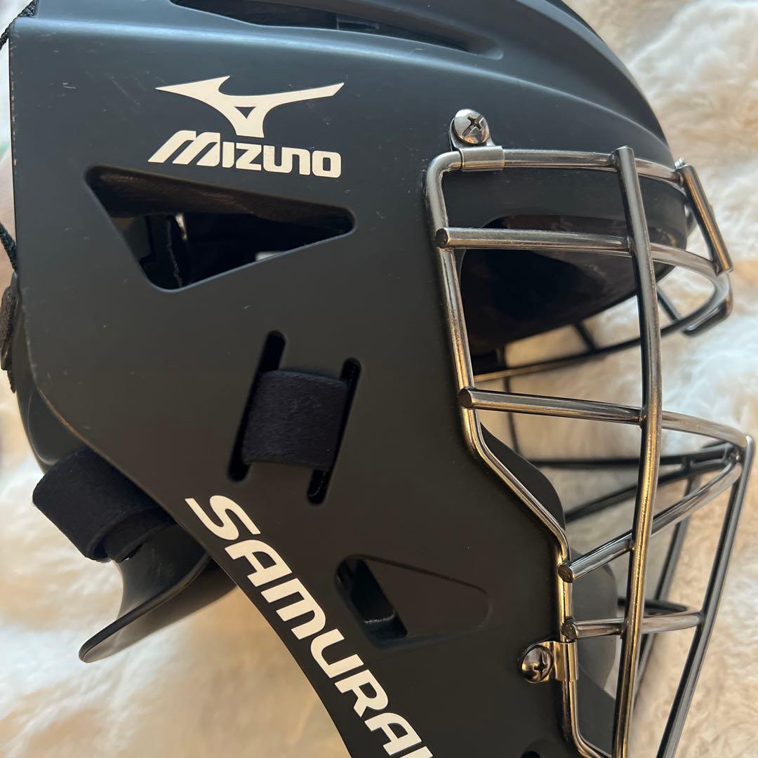 ミズノ硬式用 キャッチャー SAMURAプロテクター セットブラック