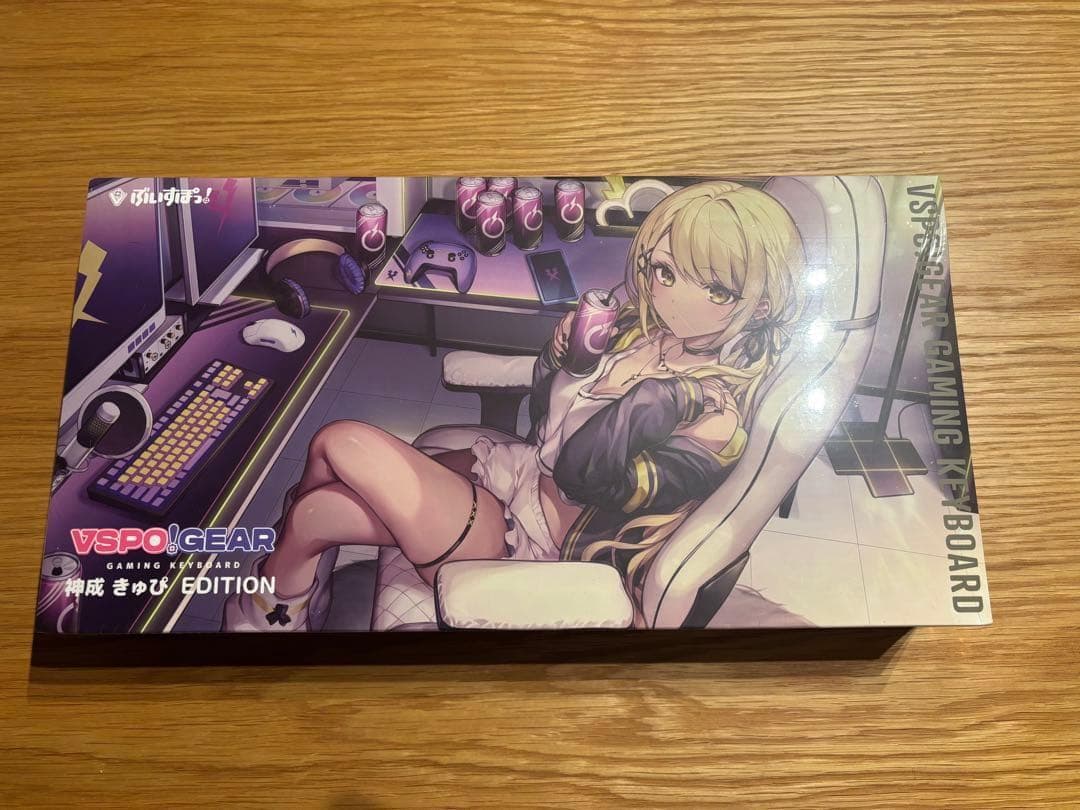 新品未開封 VspoGear ゲーミングキーボード 神成きゅぴ EDITION Amazon.co.jp: VSPO GEAR ゲーミングキーボード 第2弾 神成きゅぴ ぶ