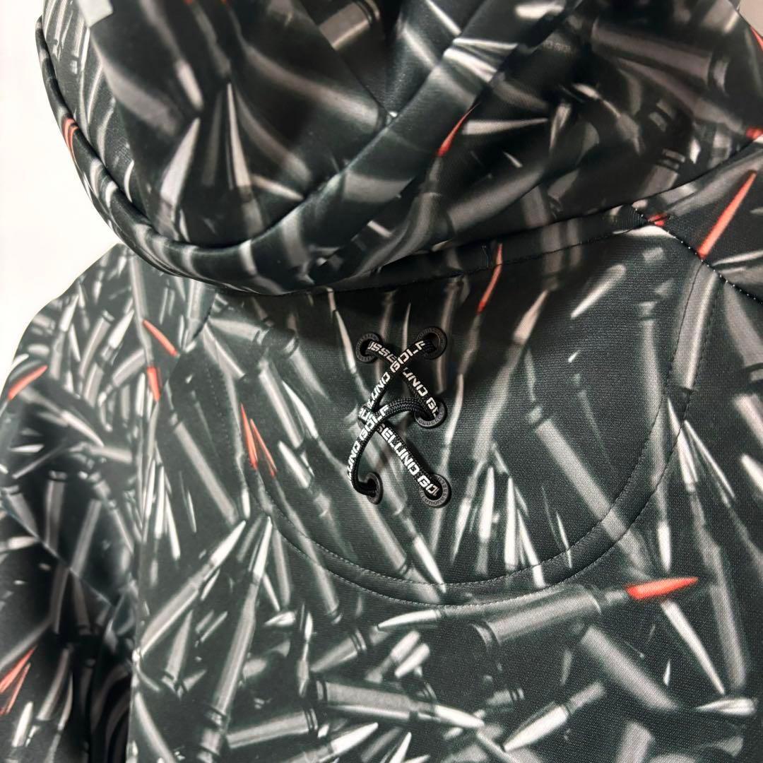 新品 ラッセルノ ゴルフ パターン ライト フーディー バレット M 4