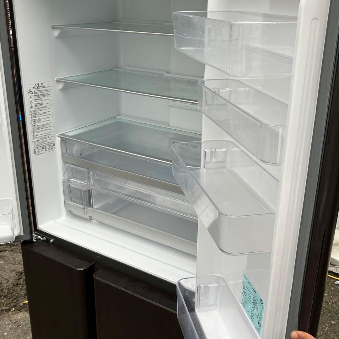 mm129F 2019年製 AQUA 大型冷蔵庫500L〜600L 木目調 - メルカリ