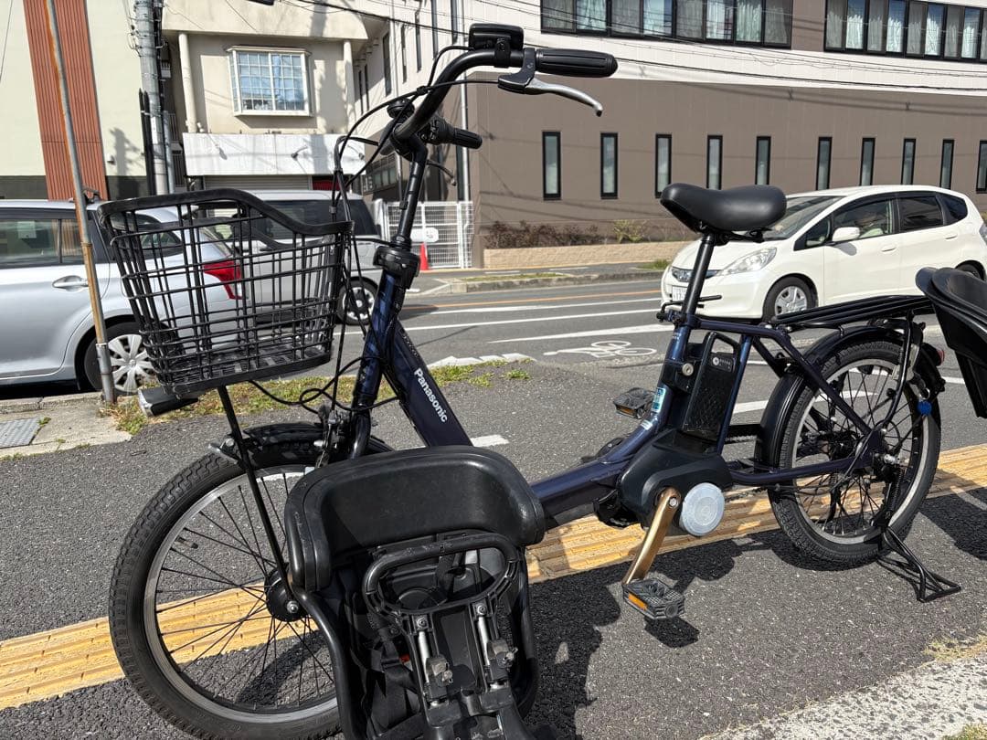 中古20㌅Panasonic電動アシスト自転車 8Ah 大阪 038 - メルカリ