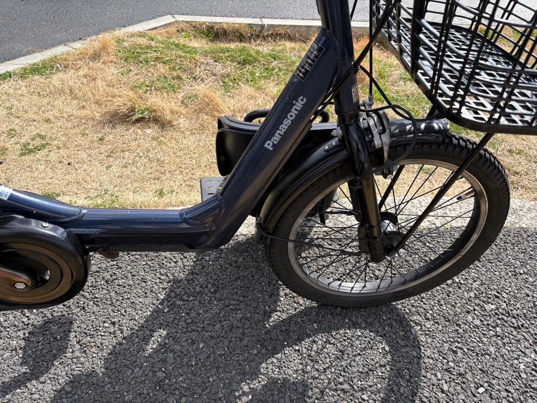 中古20㌅Panasonic電動アシスト自転車 8Ah 大阪 038 - メルカリ