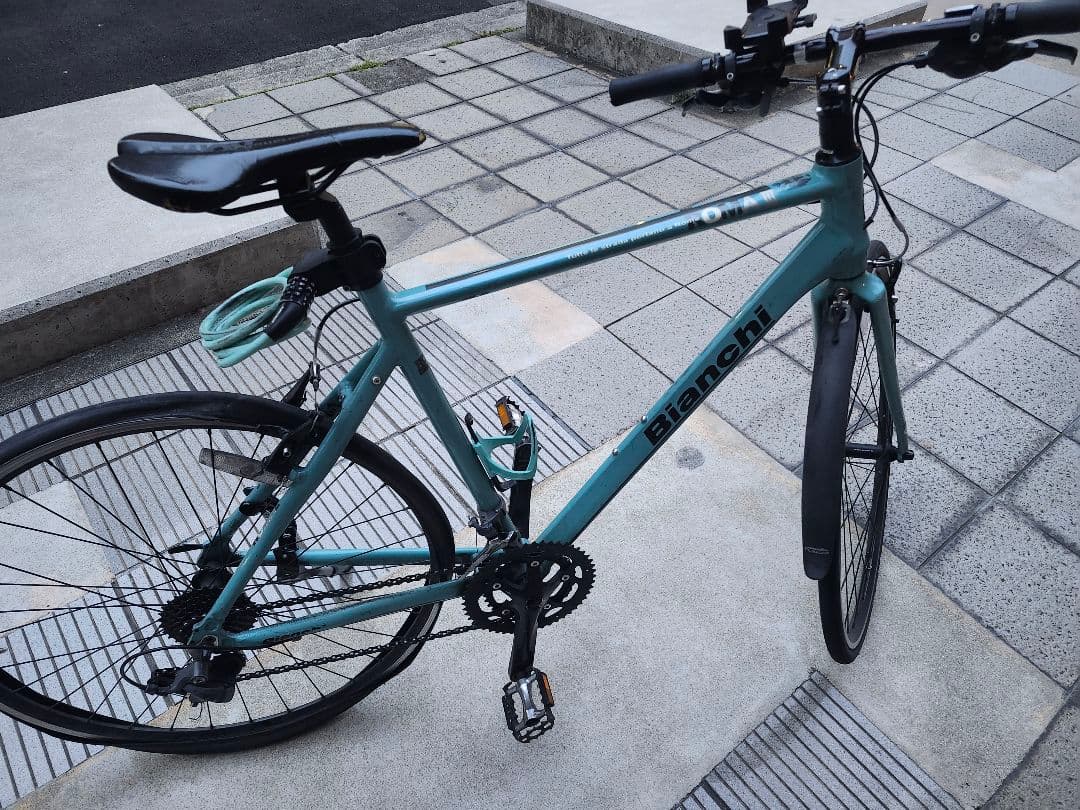 Bianchi ロードバイク 水色 Claris 大阪浪速区引取り - メルカリ