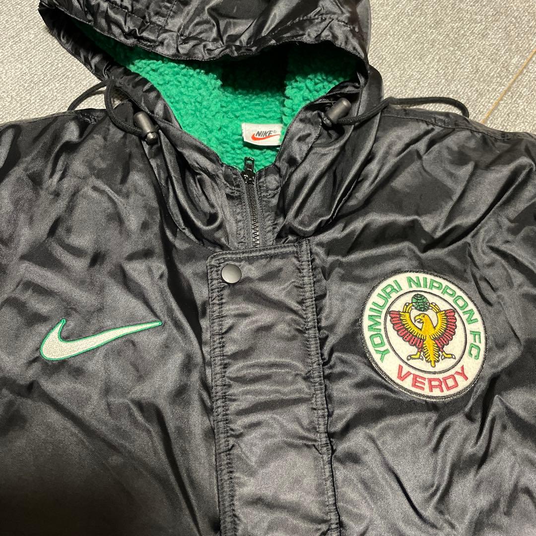 90s ナイキ 読売ヴェルディ ベルディ川崎 銀タグ ベンチコート Jリーグ