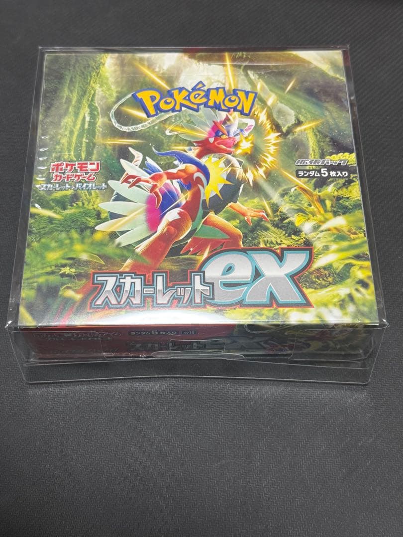ポケモンカードゲーム スカーレットex 未開封ボックス　シュリンク付き ポケモンカードゲーム 『新品 シュリンク付き未開封BOX』ポケモン