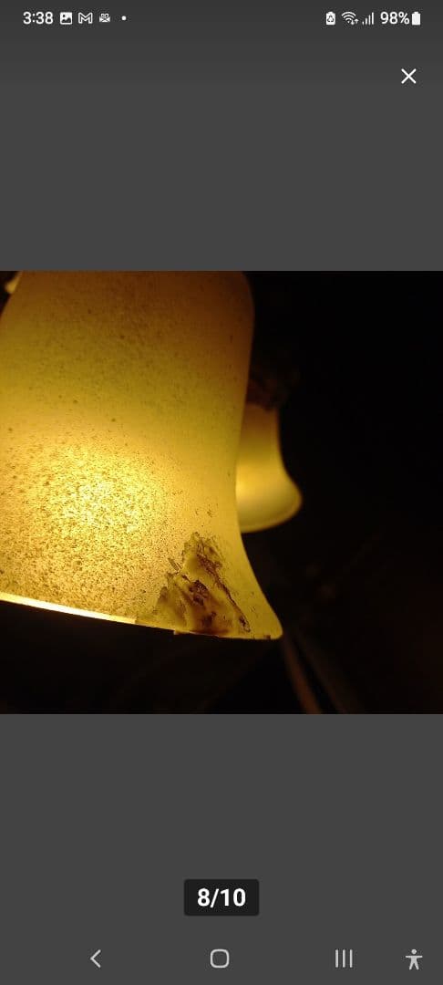 IDC大塚家具花モチーフ 5灯シャンデリア 60W LEDランプサービスですよ