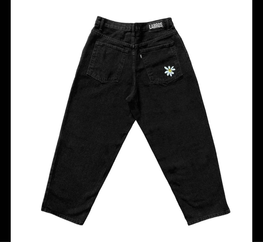 ラブロス ブラック 花柄刺繍 新品未使用 - メルカリ