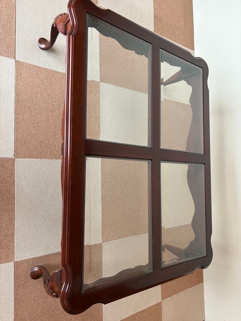 超美品 アメリカ家具定価20数万円、イーセンアーレン センター硝子