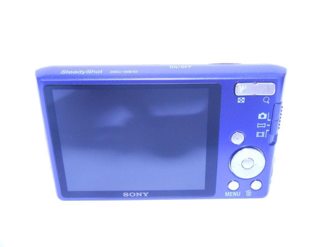 お値下げ歓迎・美品】SONY Cyber-shot DSC-W610 ブルー - メルカリ