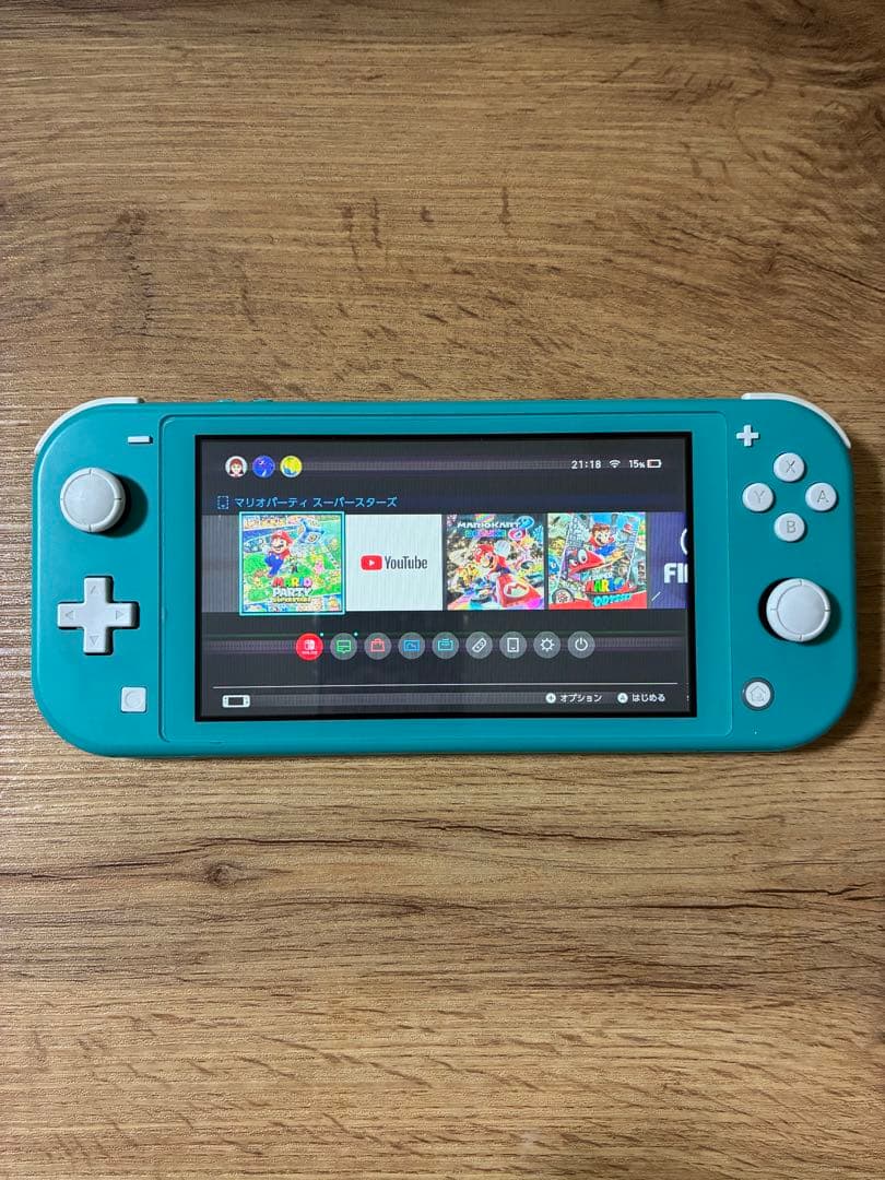 ジャンク・画面乱れ】NintendoSwitchLite ターコイズ（箱あり） - メルカリ