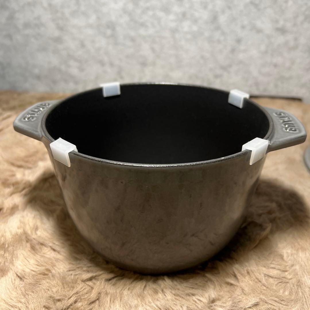 STAUB ラ・ココット de GOHAN M グレー 16cm 1.74L