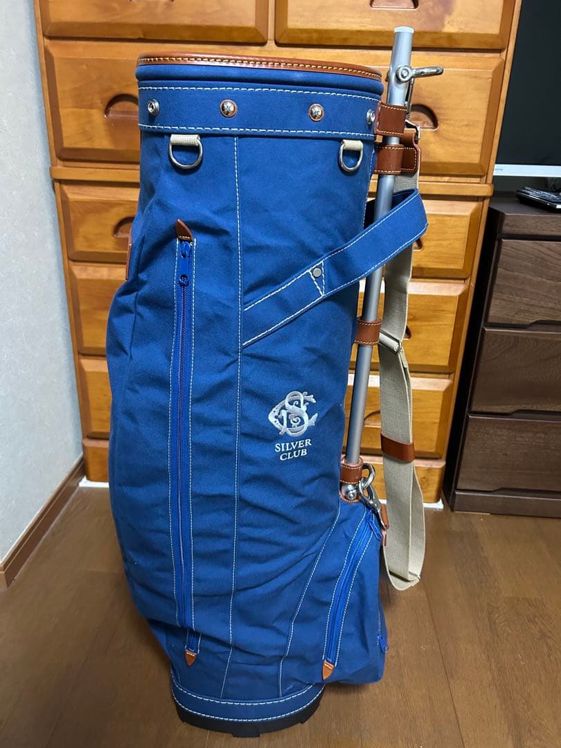 中部銀次郎 シルバークラブ パイプカートキャディバッグ - メルカリ