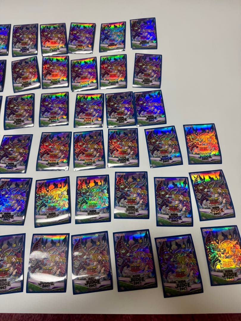 遊戯王 トゥーン ジャッジ asia judge 2017 スリーブ 130枚 - メルカリ