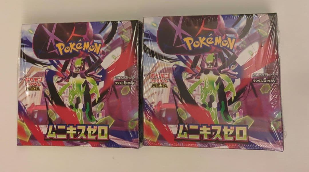 ポケモンカードゲーム ムニキスゼロ 2BOXシュリンク付き新品 楽天市場】ポケモンカードゲーム ムニキスゼロ BOX MEGA 拡張パック