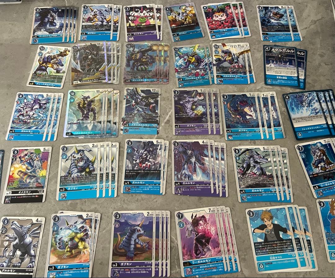 デジカ デジモンカード ガルルモン ガブモン デッキパーツ セット
