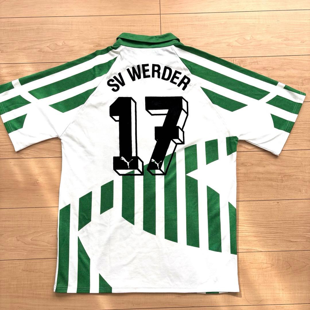 希少/ドイツ製】90s ヴェルダー・ブレーメン PUMA ユニフォーム L17