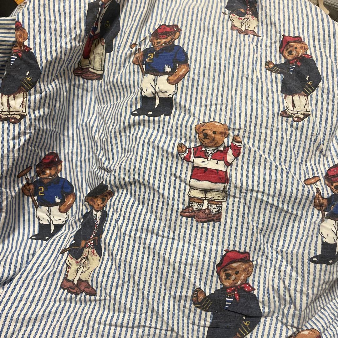 ラルフローレンフィッティドシーツ　シングル POLO RALPH LAUREN HOME（ポロ ラルフ ローレン ホーム）の「RL