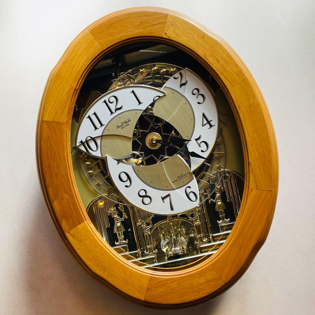 S*3様 完動品 からくり時計 スモールワールドソルシアN 電波掛け時計