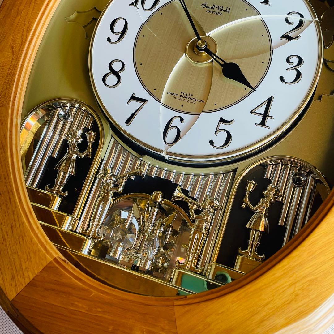 S*3様 完動品 からくり時計 スモールワールドソルシアN 電波掛け時計