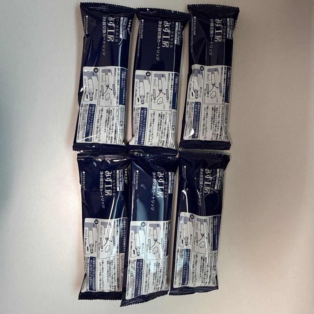 タカギ みず工房 カートリッジ JC0036UGCH 高除去性能タイプ 6本 Amazon | 浄水器用カートリッジ 高除去性能タイプ JC0036 | タカギ