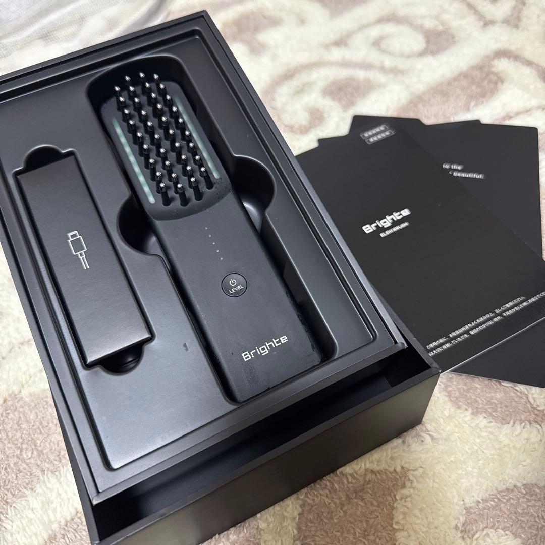 Brighte エレクトリックブラシ 美顔器 Brighte（ブライト） エレキブラシ プラス ブラシ型 美顔器 ピンク