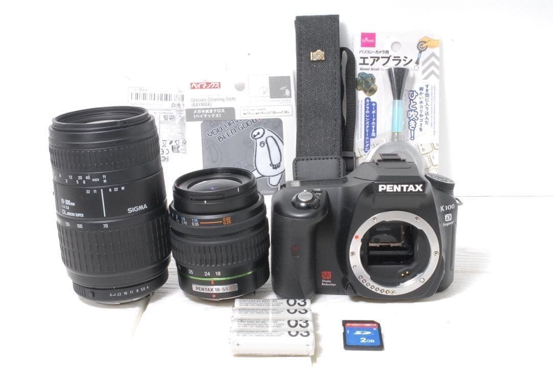 最終価格‼️訳あり❤️PENTAX K100 D SUPER ダブルレンズ - メルカリ