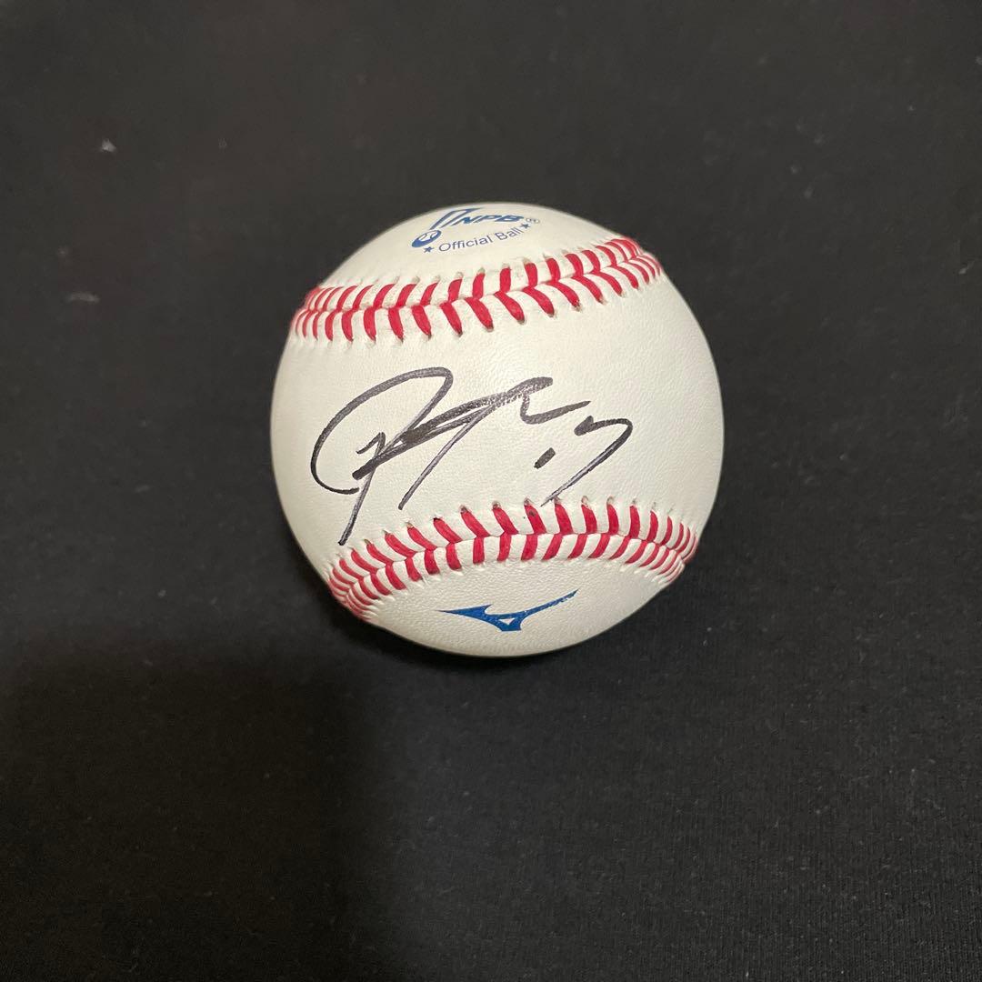 千葉ロッテマリーンズ　佐々木朗希　直筆サインボール　公認球　試合球　ドジャース 千葉ロッテマリーンズ 佐々木朗希 直筆サインボール - メルカリ