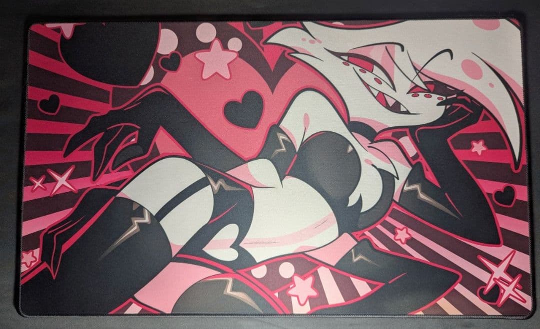 エンジェルダスト Angel Dust Hazbin Hotel　プレイマット エンジェルダスト プレイマット Angel Dust by GasuGuma Hazbin Hotel