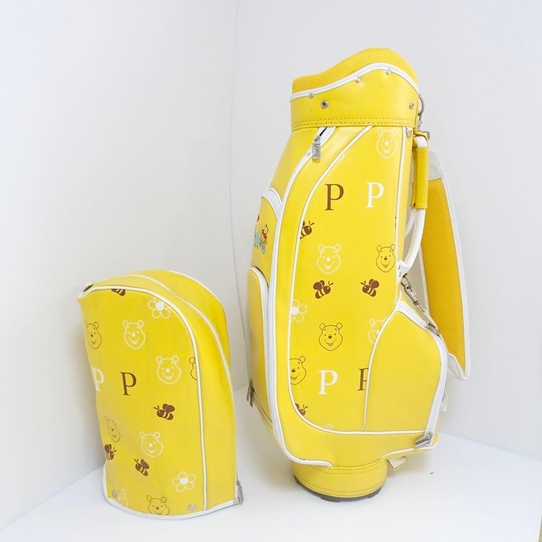 Disney ディズニー くまのプーさん キャディバッグ 8.5型 ゴルフバッグ
