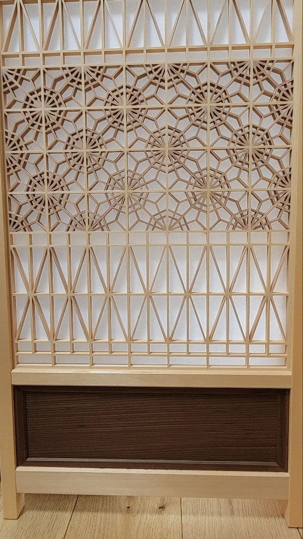 組子細工 組子 衝立 パーテーション - メルカリ