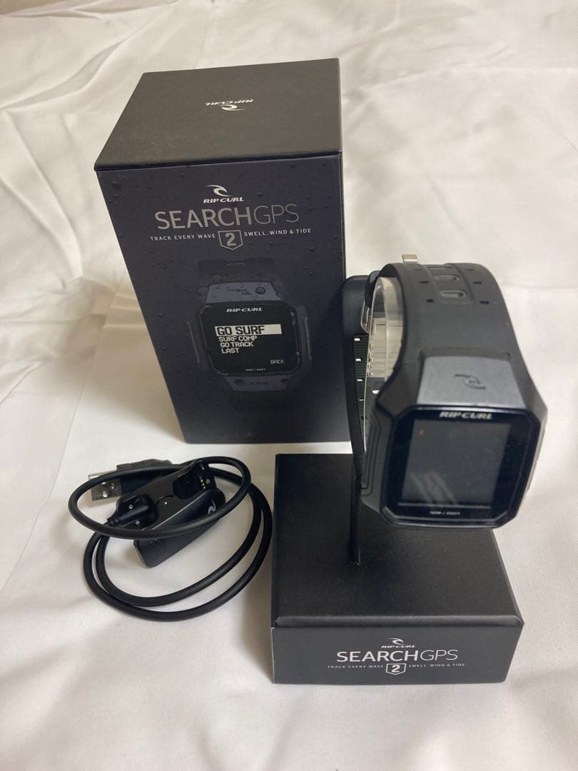 RIP CURL SEARCH GPS 2 ブラック　GPS接続確認済み RIP CURL（リップカール） サーチ SEARCH GPS 2 腕時計 日本正規品