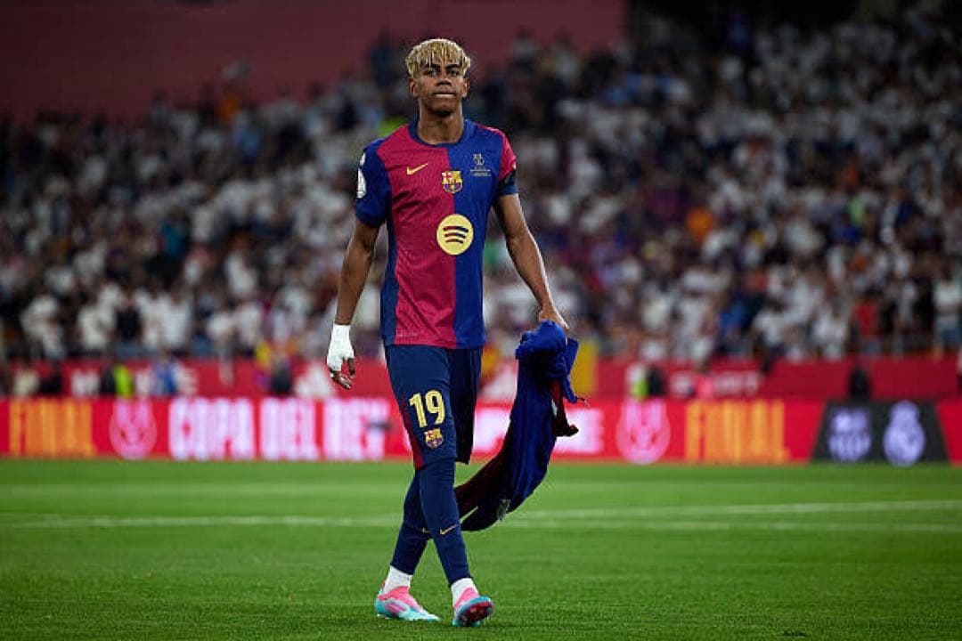 ラミン・ヤマル FCバルセロナ24-25 HOMEレプリカ正規品 - メルカリ