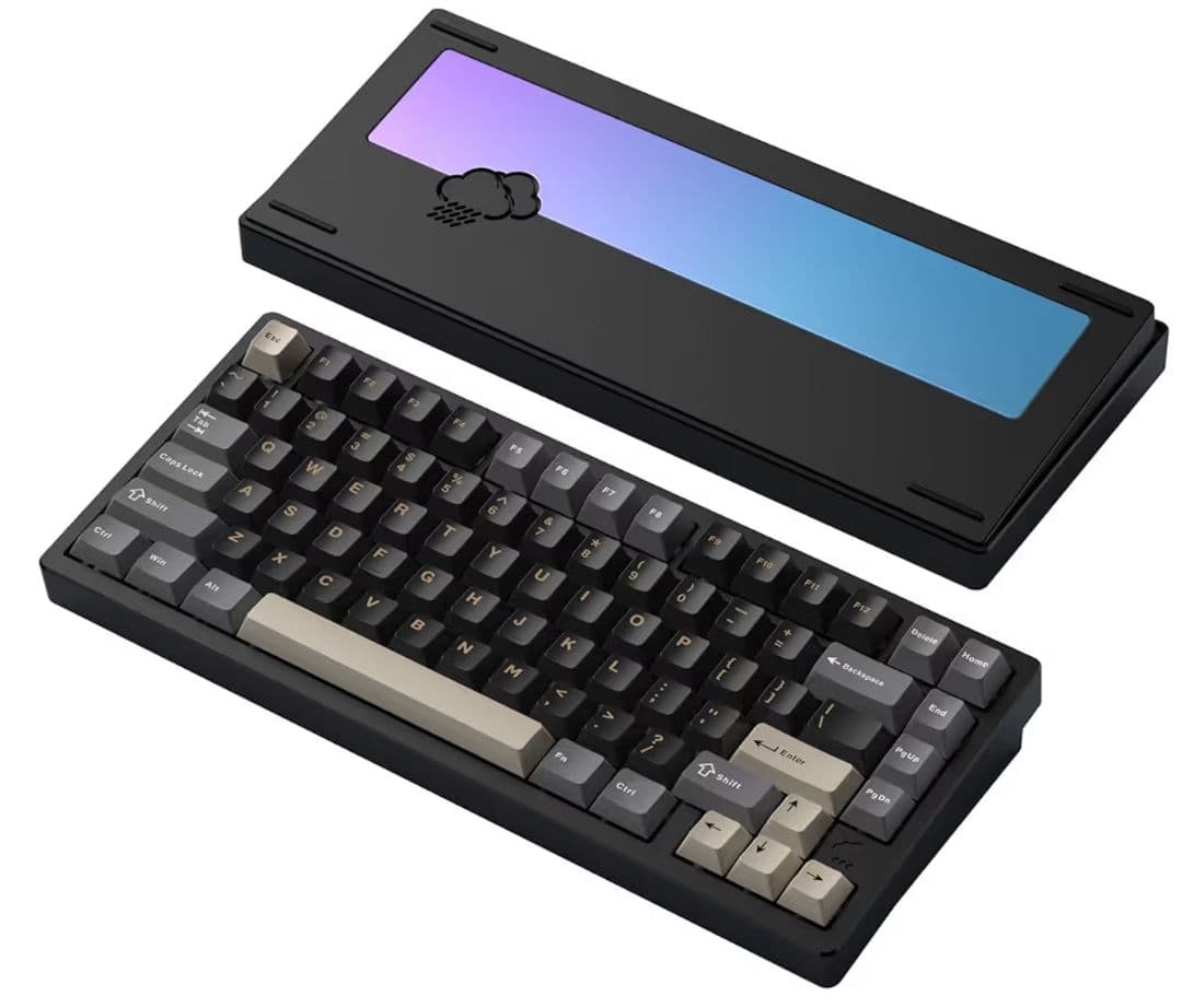WOBKEY Rainy 75 Color系ブラック ワイヤレスキーボード 新品 Rainy 75 - WOBKEY's First Audiophile Keyboard