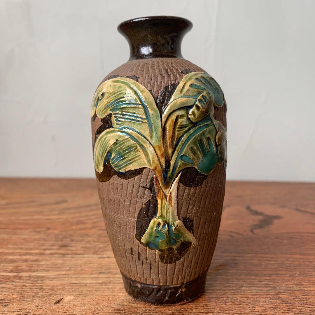 琉球古典焼 壺屋焼 やちむん 沖縄 骨董 古作 飛鉋 作家物 職人 小橋川